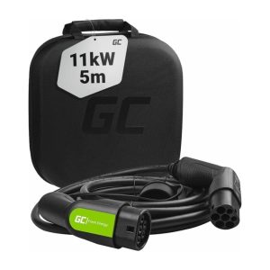 Green Cell Type 2 – Type 2, 11 kW, 5 m — elektromobilio įkrovimo kabelis